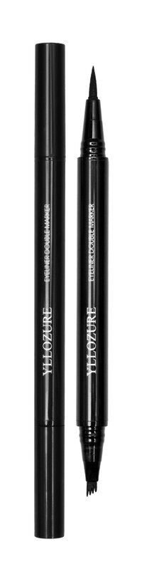 Двусторонний маркер для век и бровей Yllozure Double Marker Eyeliner фото 1