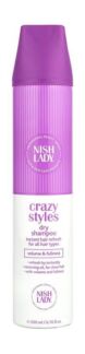 Сухой шампунь для волос Nishlady Crazy Styles Volume & Fullness Dry Shampoo