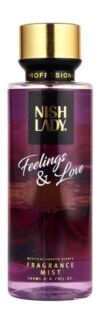 Спрей для тела с ароматом персика и магнолии Nishlady Fragrance Mist Feelin