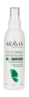 Дезодорант для ног с маслами эвкалипта и лимона Aravia Professional SPA Ped