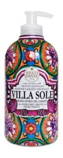 Жидкое мыло с ароматом винограда Nesti Dante Villa Sole Noble Red Grapes fr