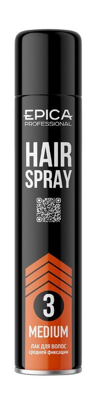 Лак для волос средней фиксации Epica Professional Hair Spray 3 Medium фото 1