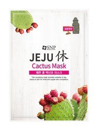 Питательная и расслабляющая тканевая маска для лица SNP Jeju Rest Cactus Ma фото 1