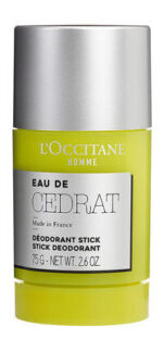 Дезодорант-стикс с ароматом цедрата L'Occitane Homme Eau De Cedrat Stick De