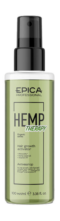 Активатор роста волос Epica Professional Hemp Therapy Organic Hair Growth A фото 1