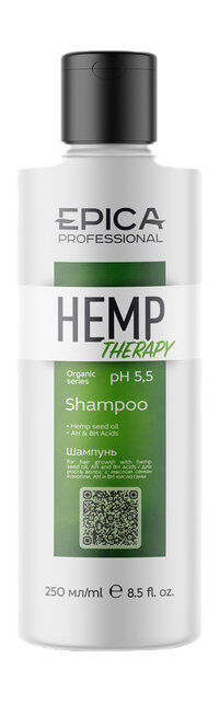 Шампунь для роста волос Epica Professional Hemp Therapy Organic Shampoo фото 1