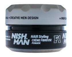 Воскообразная помада для укладки волос сильной фиксации Nishman Fibre Cream