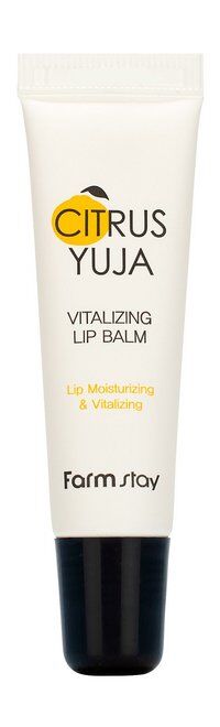 Бальзам для губ с экстрактом юдзу FarmStay Citrus Yuja Vitalizing Lip Balm фото 1