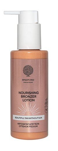 Лосьон-автозагар для тела с магнием Epsom.pro Nourishing Bronzer Lotion фото 1