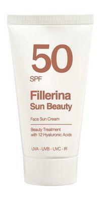 Водостойкий солнцезащитный крем для лица Fillerina Sun Beauty Face Cream SP фото 1