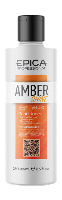 Кондиционер для восстановления и питания волос Epica Professional Amber Shi фото 1