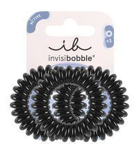 Набор из трех резинок-браслетов для волос Invisibobble Power True Black