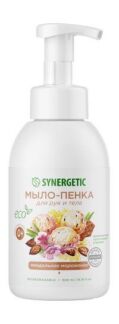 Мыло-пенка для чувствительной кожи рук и тела с экстрактом миндаля Synerget