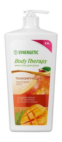 Тонизирующий крем-гель для душа с ароматом манго Synergetic Body Therapy То фото 1