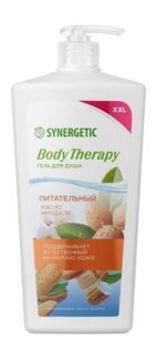 Питательный гель для душа с маслом миндаля Synergetic Body Therapy Питатель