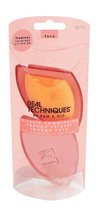 Спонж для макияжа с кейсом Real Techniques Miracle Complexion Sponge + Trav фото 1