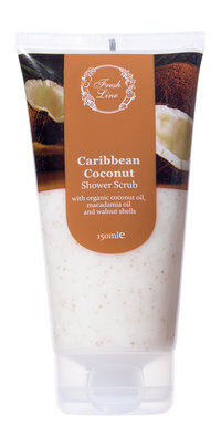 Гель-скраб для тела с кокосовым маслом Fresh Line Ceribbean Coconut Shower фото 1