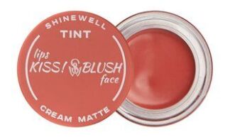 Кремовый тинт для лица и губ Shinewell Lips Kiss! Blush Face Cream Matte Ti