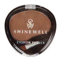 Тени для бровей с кисточкой Shinewell Eyebrow Powder фото 1