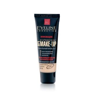 Тональный крем Eveline ART PROFESSIONAL MAKE UP 3 в 1 SPF 10 Слоновая кость