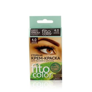 Стойкая крем - краска ФИТОкосметик FitoColor для бровей и ресниц 4.0 Горьки