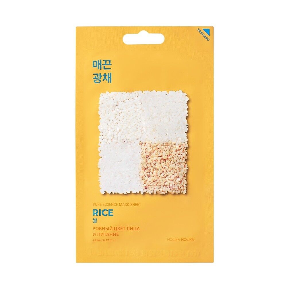 Тканевая маска Holika Holika для лица " Pure Essence Mask Sheet RICE " прот 3088378 фото 1