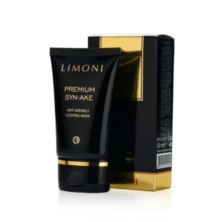 Ночная Антивозрастная маска для лица LIMONI Premium Syn-Ake Anti-Wrinkle со