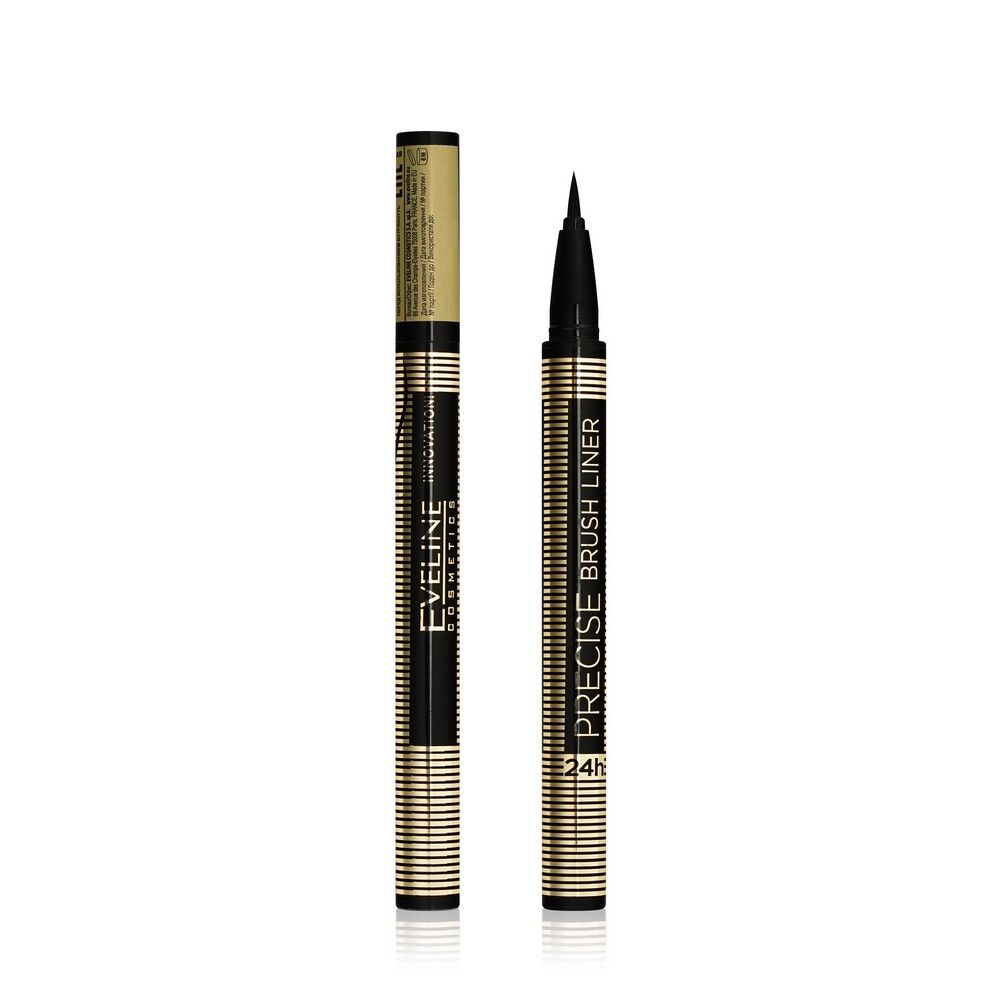 Подводка - фломастер для век Eveline Precise Brush Liner ультрастойкая , Че 3113395 фото 1