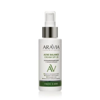 Успокаивающий крем для лица Aravia Laboratories Acne Balance SPF 20 с ниаци