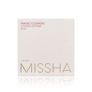 Тональный Кушон для лица Missha Magic Cushion Cover Lasting с устойчивым по