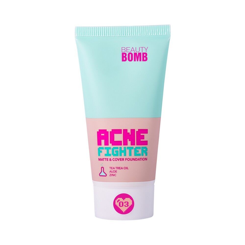 Тональный крем для лица Beauty Bomb Matte & cover foundation ACNE Fighter 0 3144341 фото 1