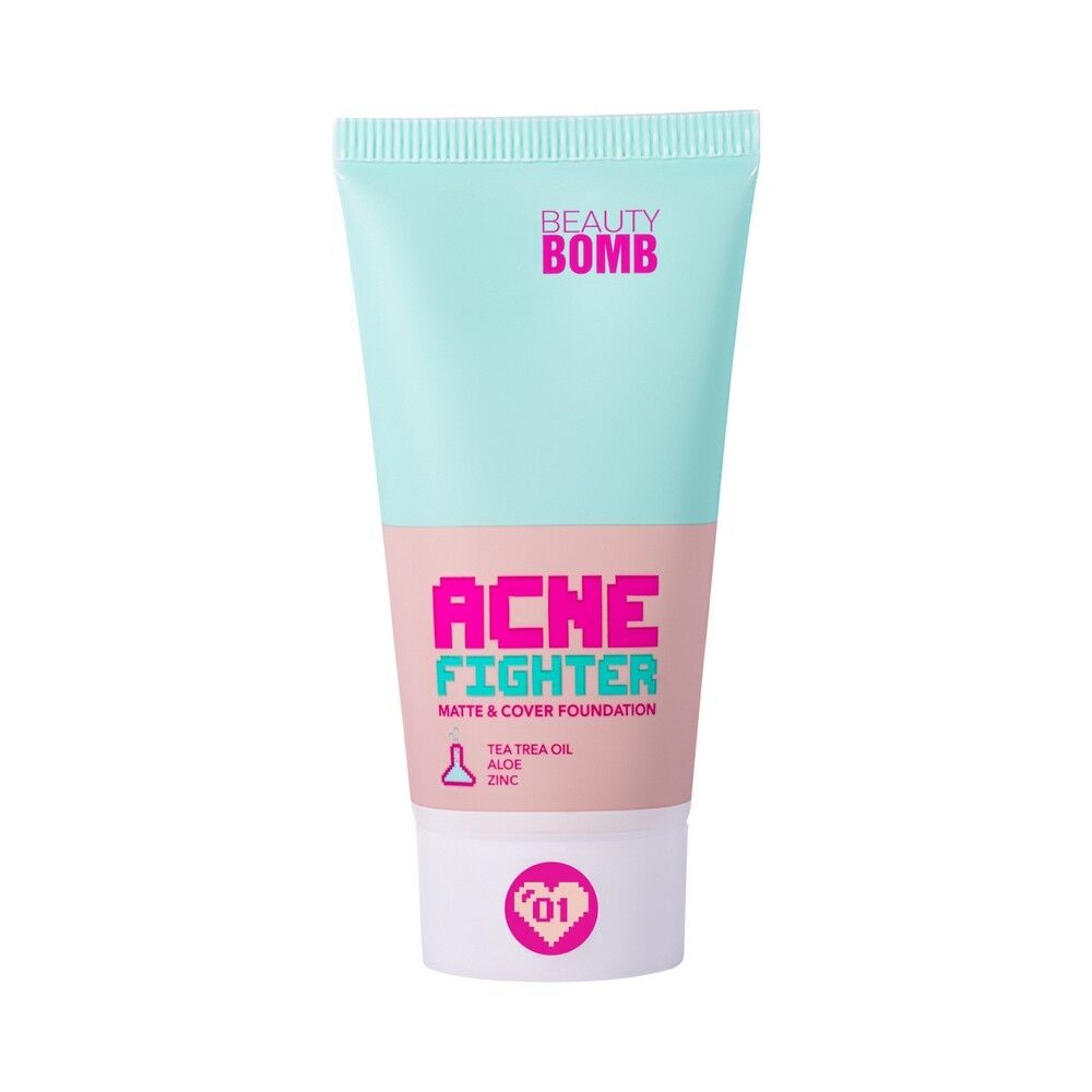 Тональный крем для лица Beauty Bomb Matte & cover foundation ACNE Fighter 0 3144339 фото 1