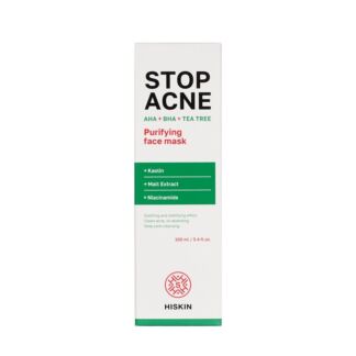 Очищающая маска для лица Hiskin Hiskin Stop Acne AHA + BHA + Tea tree 100мл