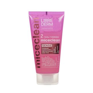 Гель - гоммаж для очищения лица Librederm Miceclean Sense для нормальной и