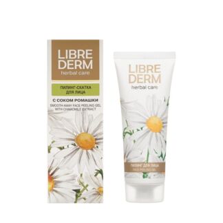 Пилинг - скатка для лица Librederm Herbal Care с соком ромашки 75мл