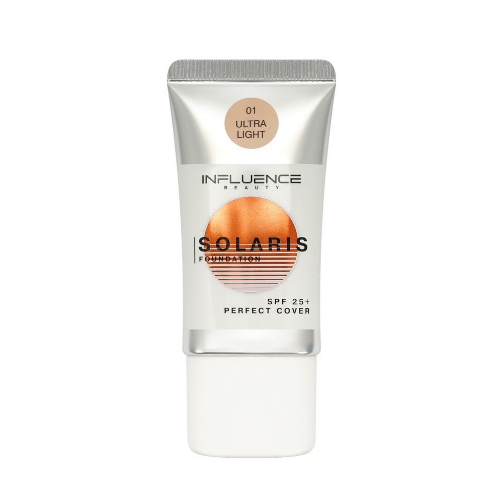 Тональный крем для лица Influence Beauty Solaris SPF 25 01 25мл 3147385 фото 1