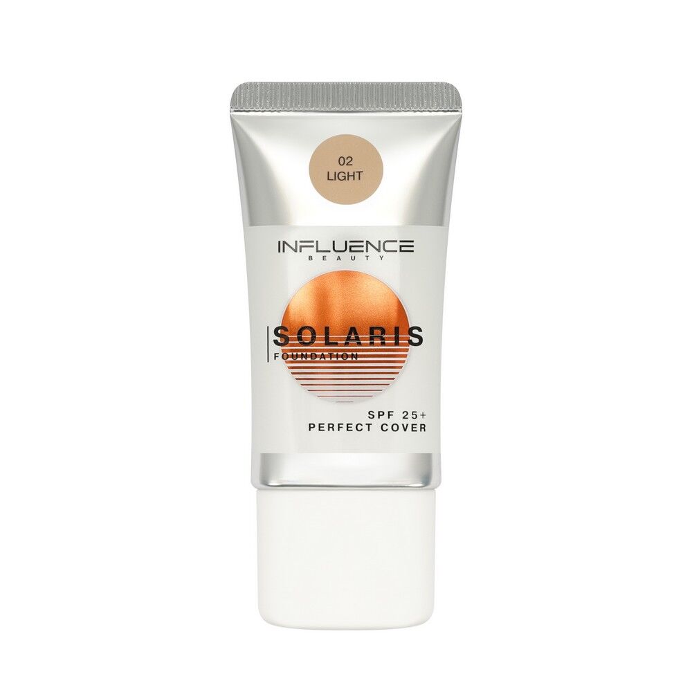 Тональный крем для лица Influence Beauty Solaris SPF 25 02 25мл 3147386 фото 1