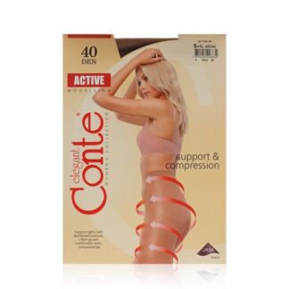 Женские колготки Conte Active 40den Bronz 5 размер