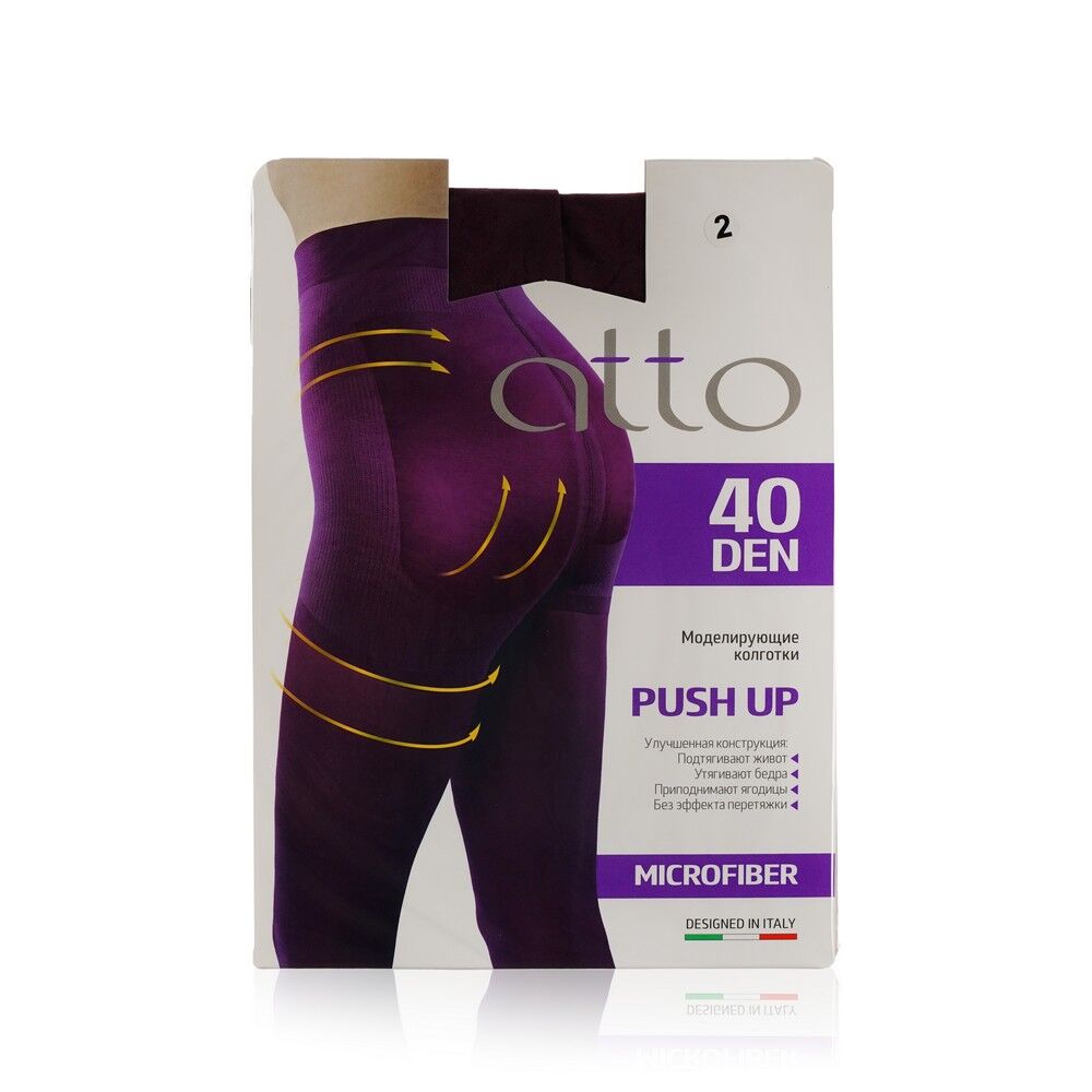 Женские моделирующие колготки Atto Push Up 40den , Фиолетовый , 2 размер 3128452 фото 1