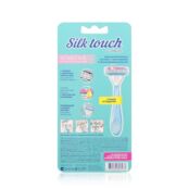 Женские кассеты для бритья Carelax Silk Touch Sensitive 3 лезвия 4шт + стан 3138586 фото 3