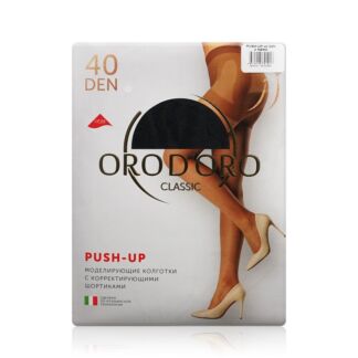 Женские колготки Orodoro Push-Up 40den Nero 2 размер