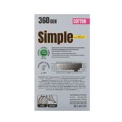 Плотные эластичные хлопковые колготки Atto Simple Cotton 360den Черный 4 ра 3146111 фото 3