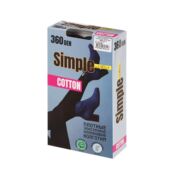 Плотные эластичные хлопковые колготки Atto Simple Cotton 360den Черный 4 ра 3146111 фото 5