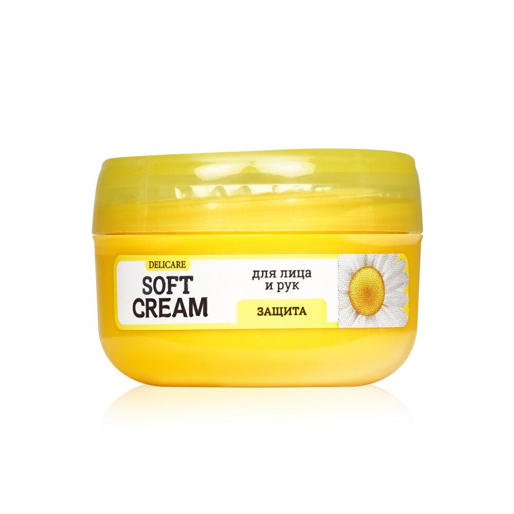 Крем для лица и рук Delicare Soft Cream " защита " с экстрактом ромашки 30м 3139826 фото 1