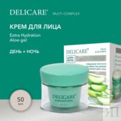 Увлажняющий гиалуроновый гель для лица Delicare Extra Hydration Aloe-gel 50 3140654 фото 5