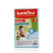 Детские пеленки Bambolina с суперабсорбентом 40*60см 10шт 3113939 фото 1