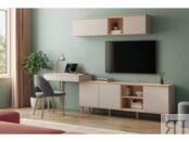 Стол-тумба Элвуд-2 Latte Plywood фото 2