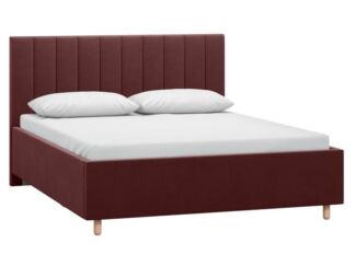 Кровать Адель 180 Velvet Marsala