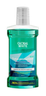 Ополаскиватель для полости рта Global White Total Protection Gums and Ename