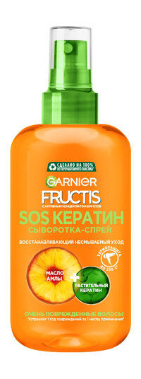 Восстанавливающий несмываемый уход для поврежденных волос Garnier Fructis S фото 1